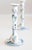 A lovely pair of Mid-Century Dutch Delft faience polychrome candlesticks. Marked "Royal Goedewaagen Blue Delft Holland" on...