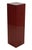Modern Hardwood Pedestal Stand, with a cherry lacquer finish. 40.5" H x 12" W x 12" D. Keywords: Display stand, Vintage,...