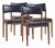 Villy Schou Andersen Mid Century Danish Teak Dining Chairs - Set of 4 For Sale