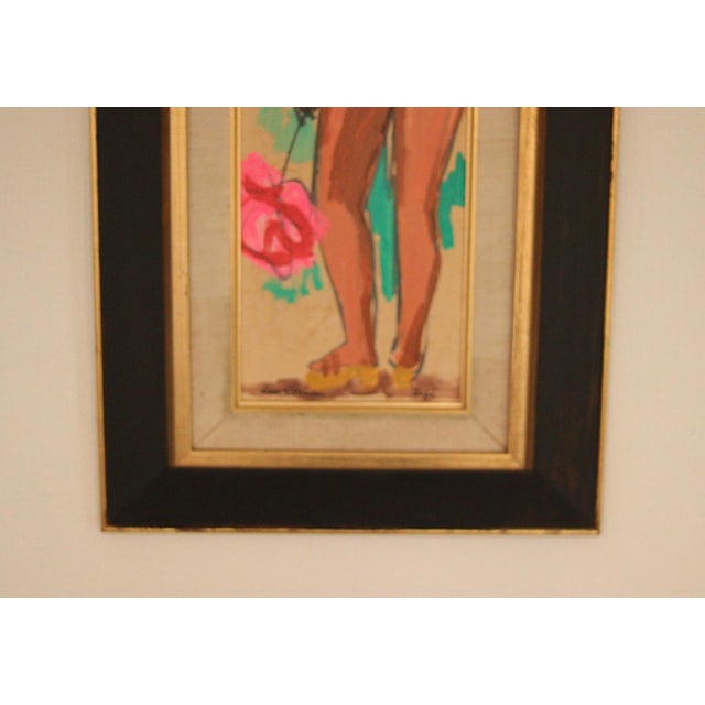 Knut Norman, Inga, 1960s, Oil on Panel, Framed For Sale - Image 16 of 18