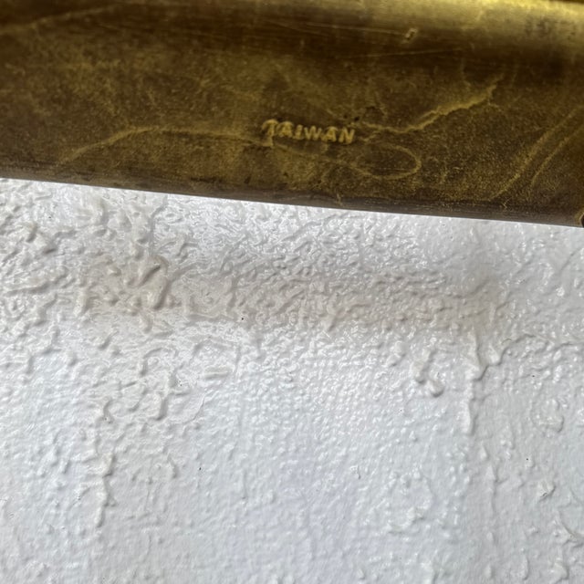 1980s Hollywood Regency Brass Valet Stand For Sale - Image 11 of 12