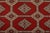 Bokhara Jaldar Rug 8’2” X 10’6” Red Wool Tribal Hand-Knotted Oriental Carpet For Sale - Image 10 of 14
