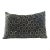 Vintage Custom Made Mud Cloth Black & White Lumbar Pillow 22" W For Sale