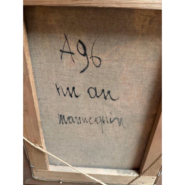 Michel Patrix, Mannequin, 1950s, Oil on Canvas, Framed For Sale - Image 18 of 18