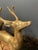 1960s Vintage Regency Brass Deer Statues a Pair For Sale - Image 5 of 9