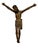 Spanish Antique 18th C Corpus Christi Sculpture Crucified Christ Wooden Statue For Sale - Image 3 of 5