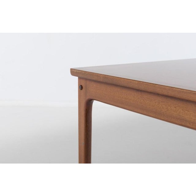 Brown Coffee Table by Ole Wanscher for P. J. Møbelfabrik For Sale - Image 8 of 12