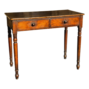 Early 19th Century George III Two-Drawer Side Table