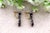 Earrings in 19.2k Gold and Paw with Diamonds, Set of 2 For Sale - Image 5 of 6