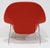 Mid-Century Modern Eero Saarinen for Knoll Womb Chair and Ottoman in Red Boucle For Sale - Image 3 of 8