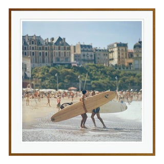 Contemporary Peter Viertel 1960 by Slim Aarons Brown Framed C Print For Sale