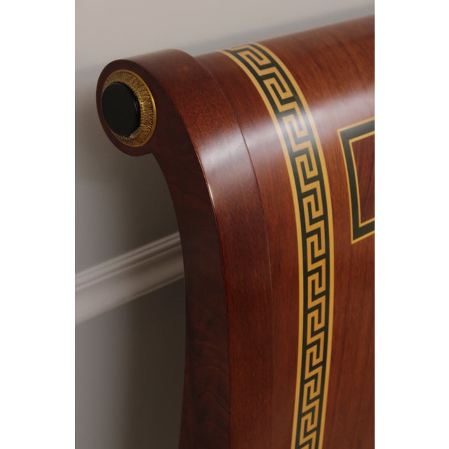 Versace Infinity Gigasso Queen Size Sleigh Bed For Sale - Image 15 of 17