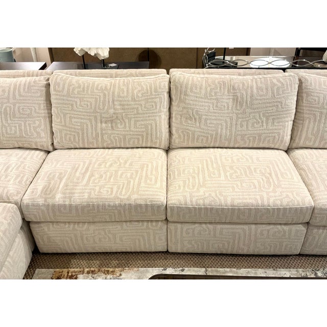 Revelation Little Wave Sectional / Maze Oyster For Sale - Image 4 of 9