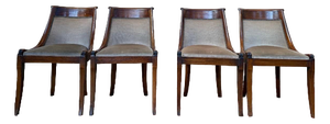 Empire Style Gondola Chairs, Set of 4