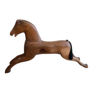19th Century Primitive Wooden Hobby Horse For Sale