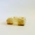 A vintage alabaster stone ashtray. Features an intricately carved Mayan design with heads on each of the 4 corners....