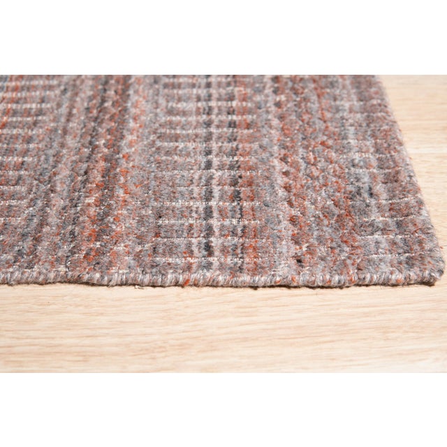 Radiant Chic Multicolor Handmade Wool Rug, Country of Origin: India. This exceptional hand-knotted piece offers a...