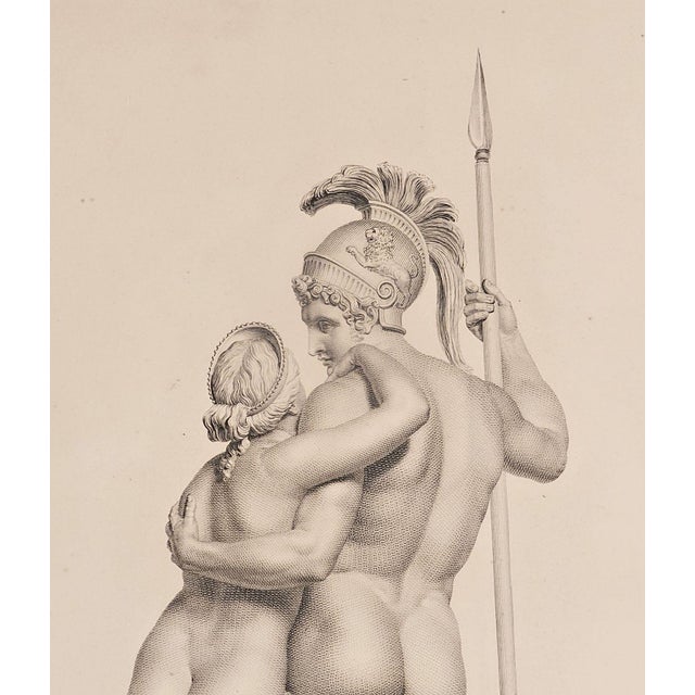 Pair of Engravings of Mars and Venus, Italy Circa 1880 For Sale In San Francisco - Image 6 of 7