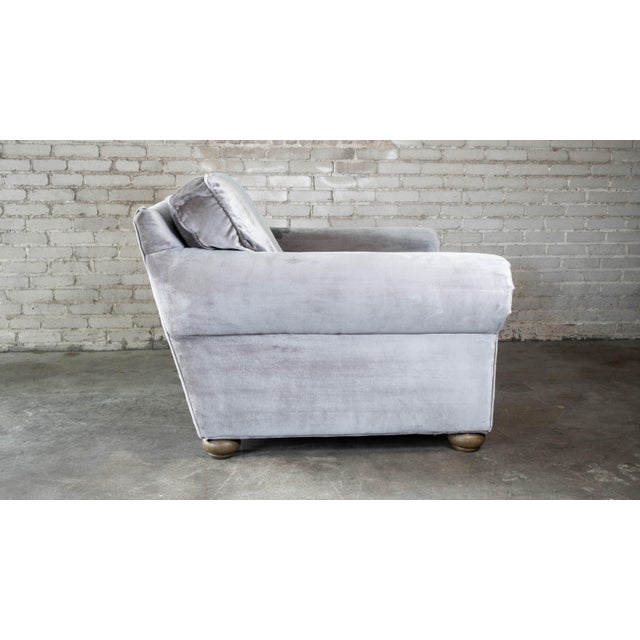 Restoration Hardware Lancaster Luxe Velvet Chair For Sale - Image 14 of 18