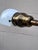Vintage 1960s Brass Gooseneck Desk Lamp Milk Glass Dome Shade Mid-Century Modern Task Light For Sale - Image 9 of 12