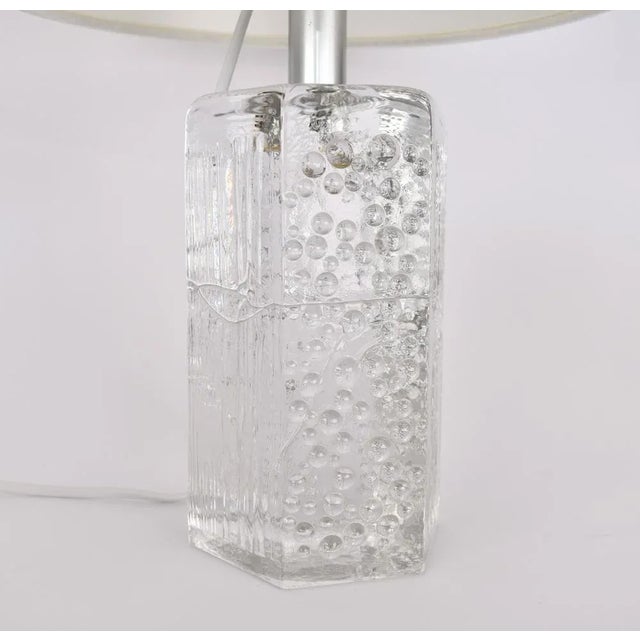 Crystal Structure Table Lamp by Willem Heesen for Royal Leerdam, 1967 For Sale - Image 11 of 13