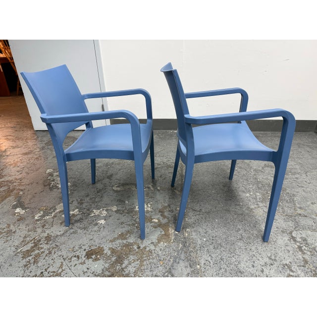 Tilia Specto-Xl Blue Armchairs, Pair For Sale - Image 4 of 12