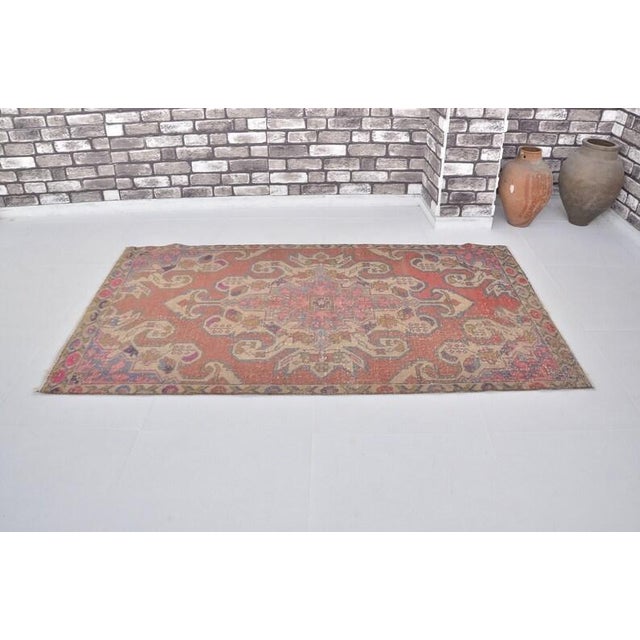 Textile Turkish İnteriour Vintage Rug For Sale - Image 7 of 10