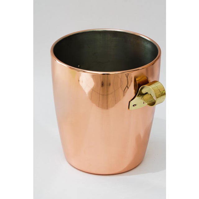 Copper Wine Cooler with Brass Handles, Schwitzerland, 1920s For Sale - Image 12 of 15