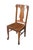 Arts & Crafts Antique Arts & Crafts Quartersawn Oak Saddle Seat Desk Side Chair Paw Foot For Sale - Image 3 of 12