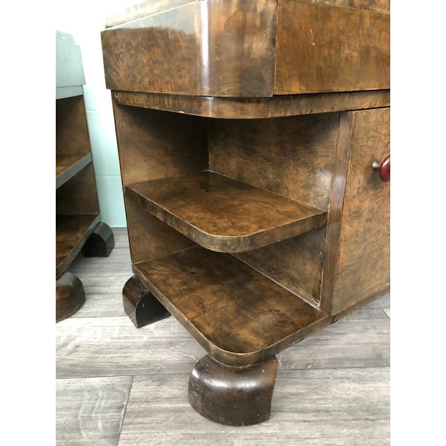 Vintage Bedside Tables, 1930s, Set of 2 For Sale - Image 14 of 18
