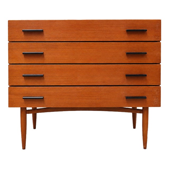 Vintage Chest of Drawers in Wood, 1960s For Sale