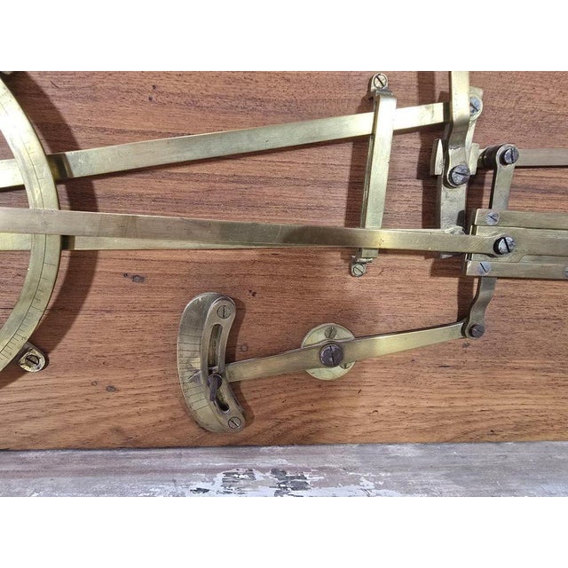 Educational Mechanical Model in Bronze and Wood, 1870 For Sale - Image 6 of 12