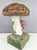 Sculpture Materials Polychrome Cement Mushroom, 1970s For Sale - Image 7 of 8