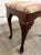Queen Anne Vintage Bombay Company Queen Anne Style Upholstered Footstool For Sale - Image 3 of 14