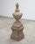 Neoclassical Neoclassical Cast Stone Garden Finial on Pedestal 44 Inch For Sale - Image 3 of 18
