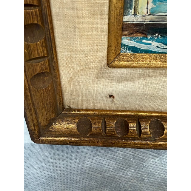 John Checkley Fort Point Landscape Painting, Framed For Sale In San Francisco - Image 6 of 12