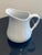 Classic White Ceramic Pitcher For Sale - Image 4 of 4