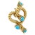 This classic brooch designed by Schlumberger for Tiffany & Co., is a quintessential design with gold twisted rope into a...