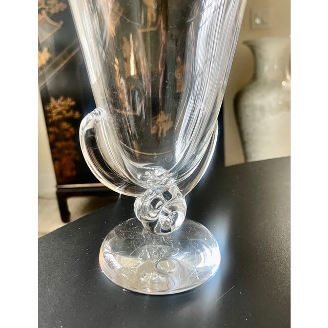 Steuben Glass Vase by George Thompson For Sale - Image 11 of 12