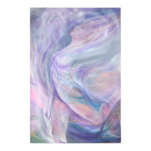 The Cosmic Dance - Visionary Figurative Nude Composition in Acrylic on Masonite by Kimberlee Kuwica