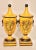 Mid Century Italian Yellow Tole Urns - a Pair For Sale - Image 13 of 13