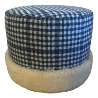 Custom Upholstered Ottoman For Sale