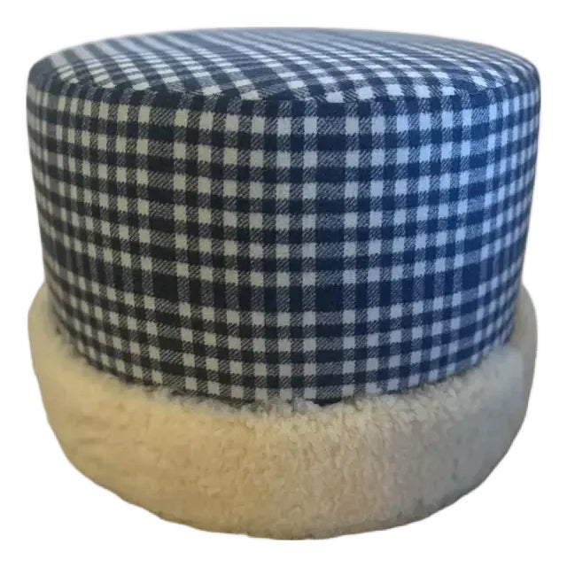 Custom Upholstered Ottoman For Sale