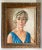 1968 Original Framed Female Portrait Painting Signed Shannon For Sale - Image 13 of 13