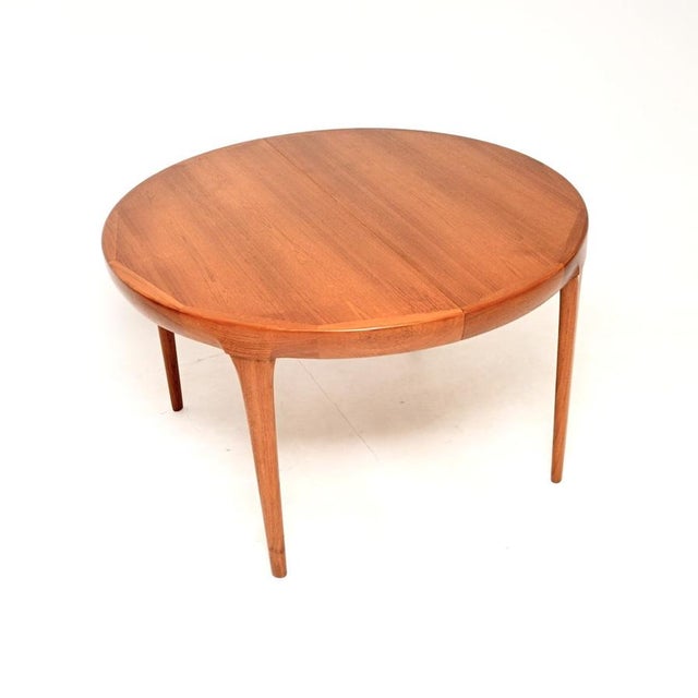 Mid-Century Modern Vintage Danish Teak Extending Dining Table from IB Kofod Larsen, 1960s For Sale - Image 3 of 13