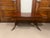 Traditional Late 20th Century Bombay Company Mahogany Drop Leaf Duncan Phyfe Style Coffee Table Console For Sale - Image 3 of 5