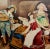 Italian Three Musketeers in a Tavern - 1920s Italian Oil Painting For Sale - Image 3 of 9