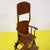 Wood Wooden Children's High Chair with Tray and Footrest For Sale - Image 7 of 13