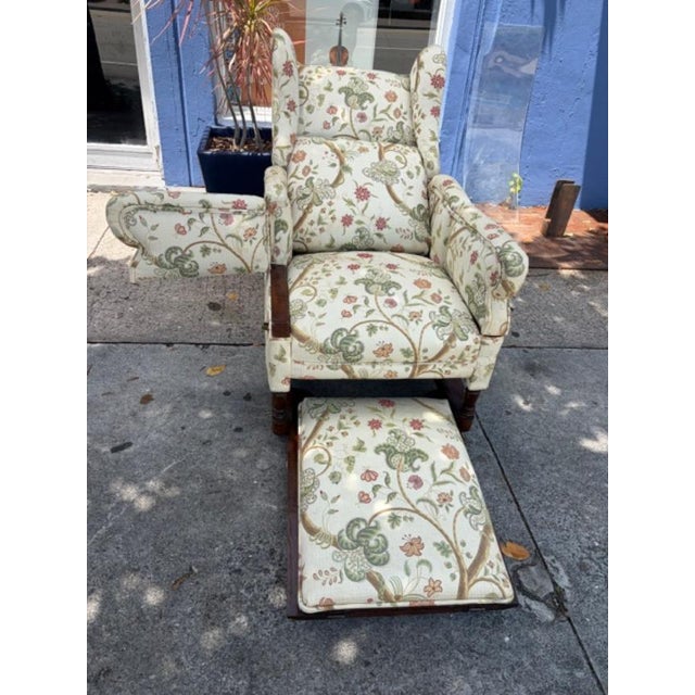 Antique Foots Patent Reclining Arm Chair Great Portland St London For Sale - Image 12 of 18