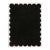 Fossay Shag Machine Woven Rug Black 5x7 For Sale